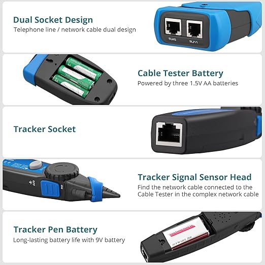 Network Cable Tester, PoE Cable Tester - Image 5