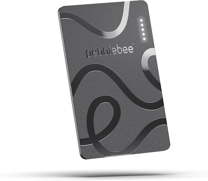 Pebblebee Card 5 | Rechargeable Bluetooth Wallet Tracker Card | Thin by Pebblebee