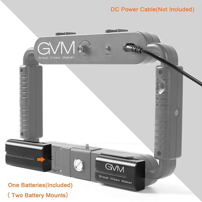 GVM Great Video Maker LED Ring Light 5600K Selfie Light, Smartphone Video Rig & - Image 8