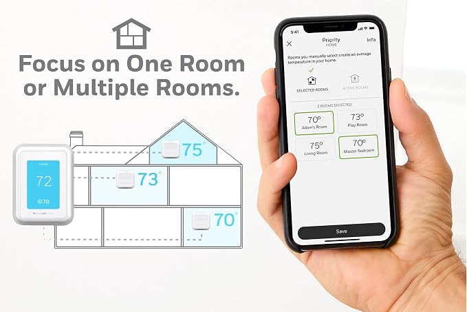Honeywell Home T9 WiFi Smart Thermostat - Image 5