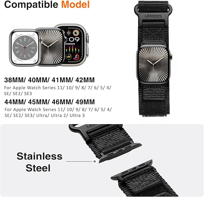 Nereides Compatible with Apple Watch Series 11 Band Series - Image 4