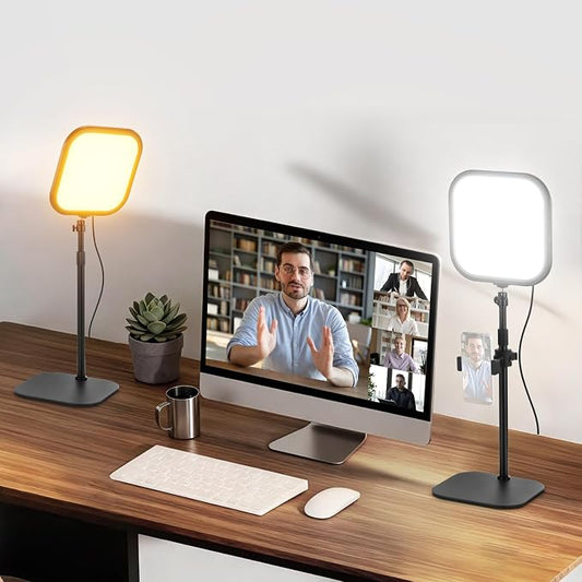 NEEWER Basics 2 Pack 10.8" Video Conference Lighting by Neewer