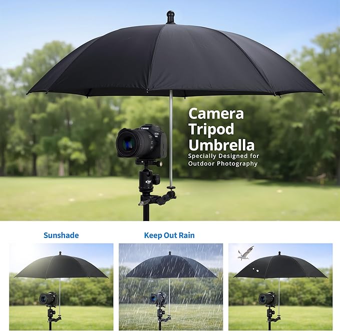 65CM/25.6" Camera Tripod Umbrella - Image 2