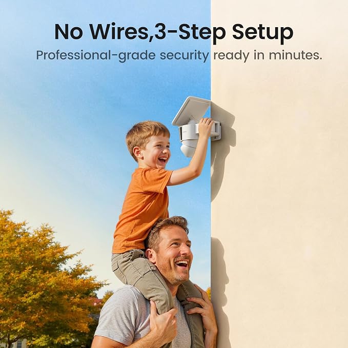 aosu T2 Pro Security Cameras Wireless Outdoor, 3K Dual Cam No Blind Spot - Image 7
