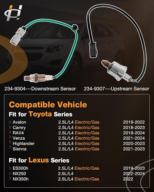 Oxygen Sensor Compatible with 2018-2024 Toyota Camry 2.5L L4 / 2019-2024 RAV4 - Image 2