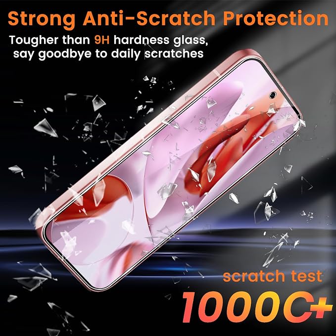 Lesakit 4 Pack for Google Pixel 9 Pro Screen Protector - Image 4