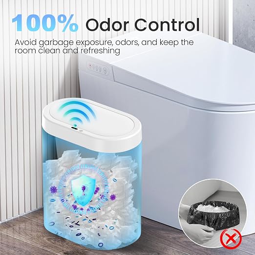 jinligogo 3 Pack 5 Gallon Bathroom Trash Can - Image 5