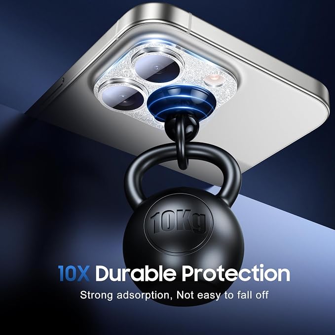 UniqueMe for 3 Pack iPhone 15 Pro/iPhone 15 Pro Max Camera Lens Protector - Image 2