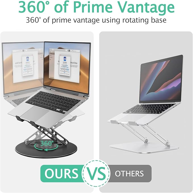 Laptop Stand for Desk Adjustable Computer Stand - Image 3