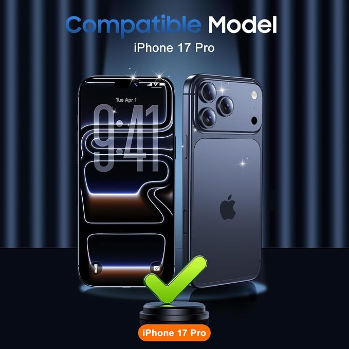UniqueMe 3 Pack Compatible for iPhone 17 Pro Camera Lens Protector - Image 7