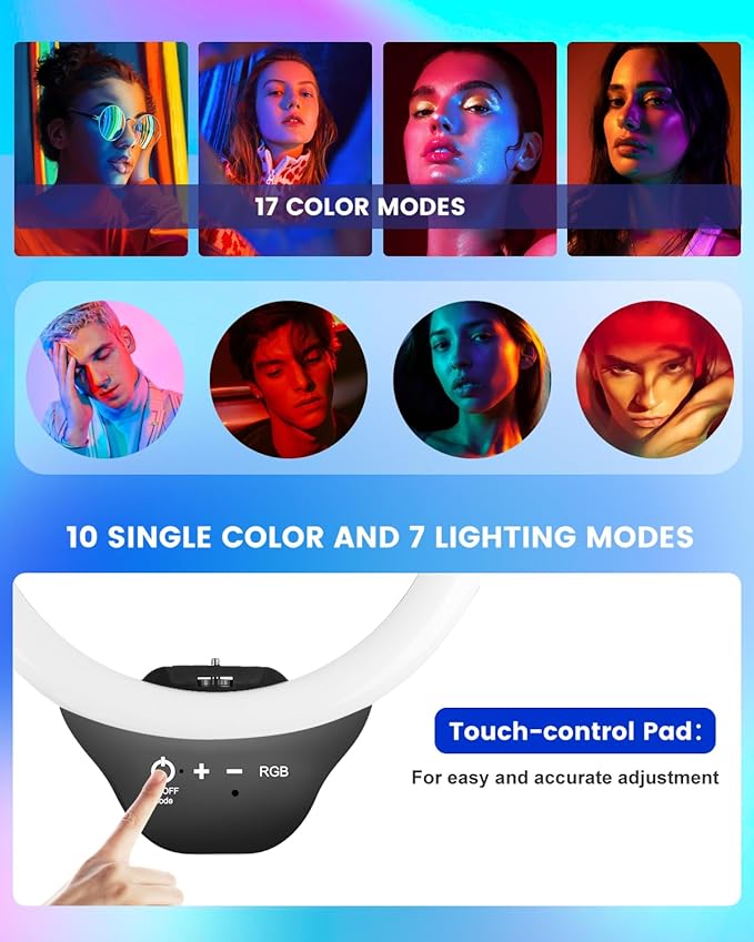 Sensyne 10'' RGB Ring Light - Image 4