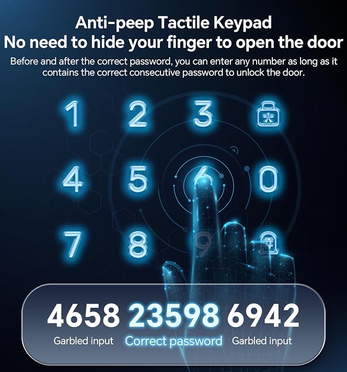 Ulecoce Keyless Entry Keypad Deadbolt - Image 4