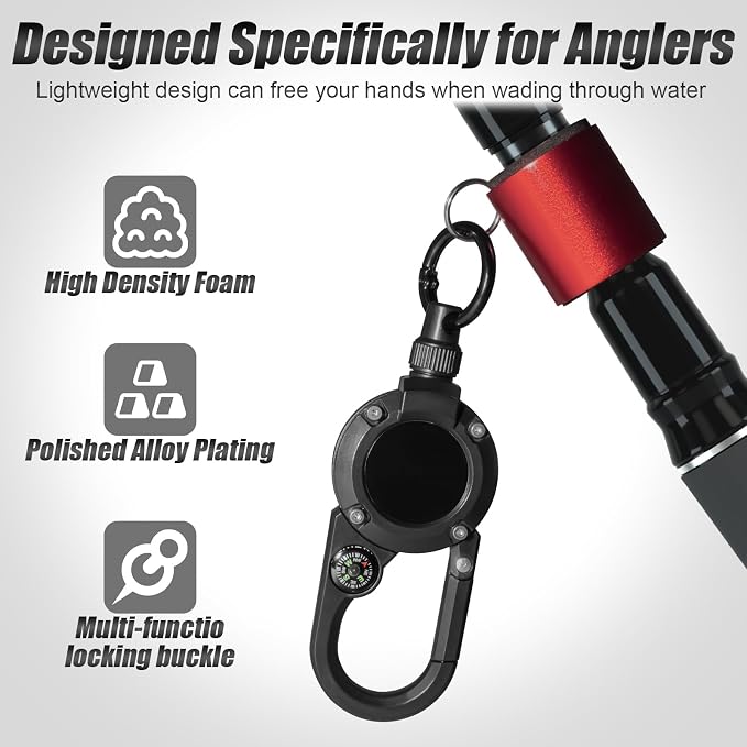 Fishing Rod Clip, Wearable Fishing Rod Holder, Portable Fishing Rod Accessory - Image 3