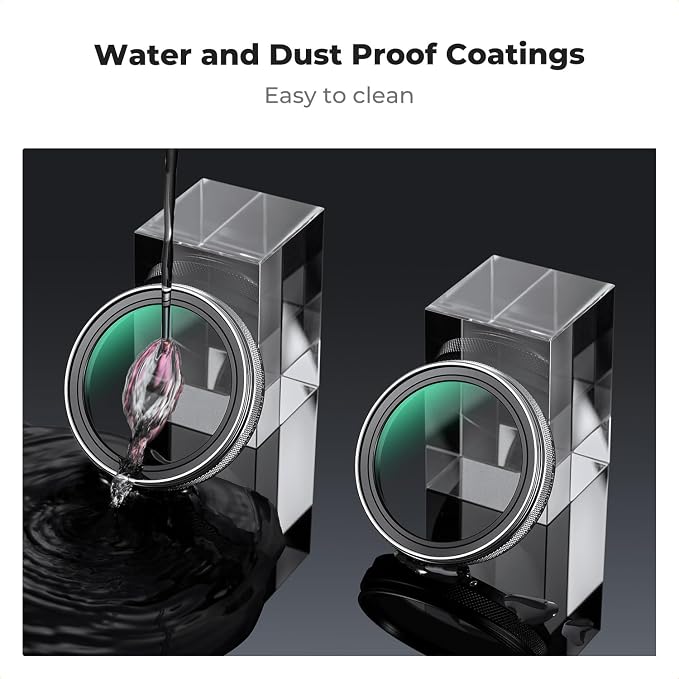K&F CONCEPT Black Mist Diffusion 1/4 Filter Compatible - Image 5