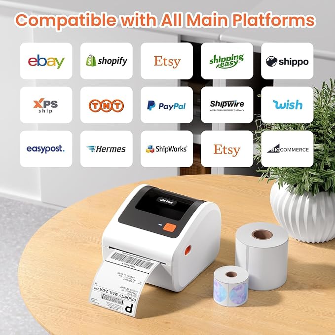 Bluetooth Shipping Label Printer - Image 4