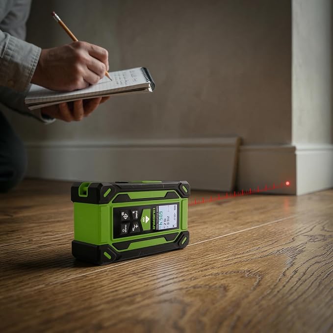 Digital Laser Tape Measure 4-in-1, HUEPAR ±1/16" Laser Measure - Image 9