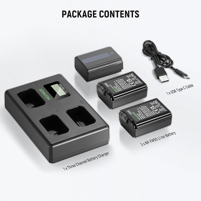 NEEWER Replacement Battery and Charger Set - Image 8