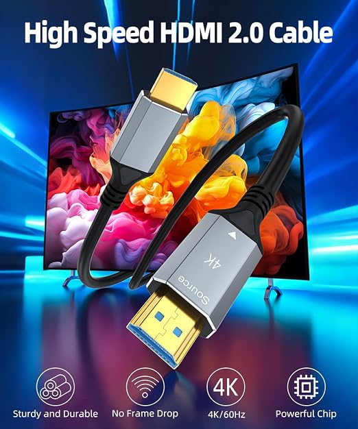 Fiber Optic HDMI Cable, Active Optical Cable High Speed HDMI Cord - Image 3