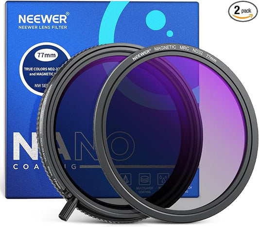 Neewer True Colors 77mm Variable ND2-32 & CPL by Neewer