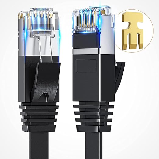 Ximeges® Cat 6 Ethernet Cable, 3FT/6FT/10FT/15FT/20FT/30FT/50FT/100FT Flat High - Image 4