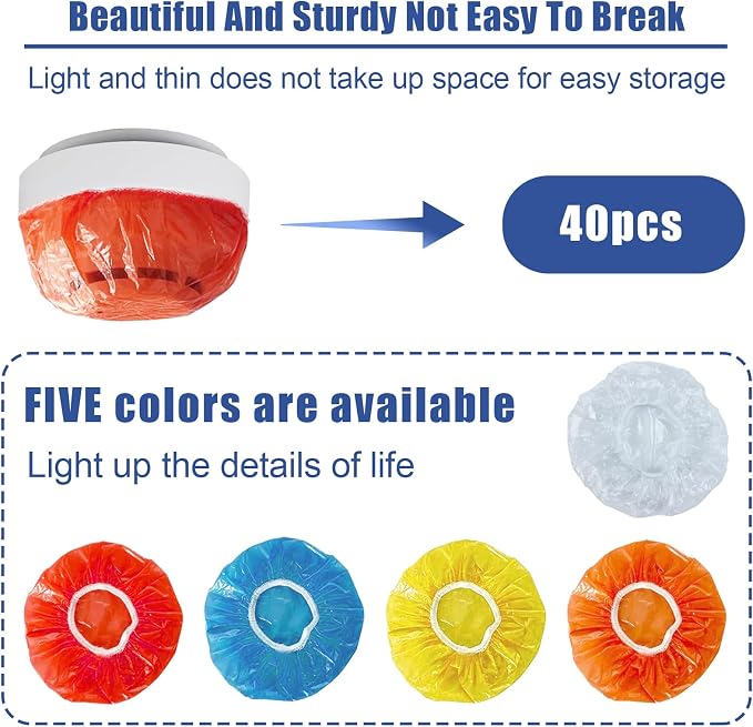 40 PCS Dxmimer Smoke Detector Cover Fire Alarm Cover, Thickened Elastic Plastic - Image 4