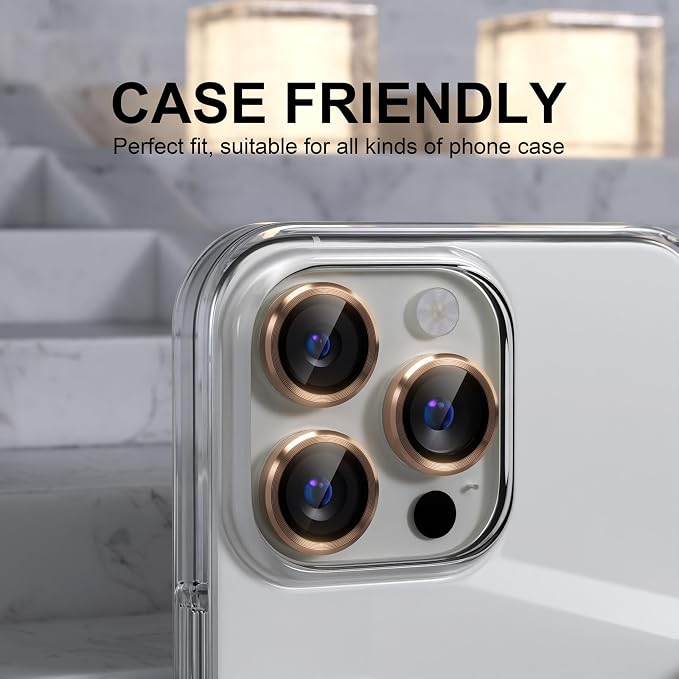 Choiche Compatible for iPhone 16 Pro/iPhone 16 Pro Max Camera Lens Protector - Image 4
