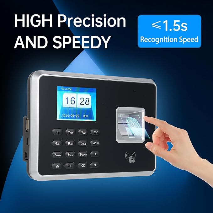 BISOFICE Biometric Time Clock Attendance Machine - Image 5