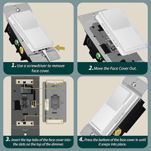 TOPGREENER Dimmer Light Switch, LED Dimmer Switches - Image 3