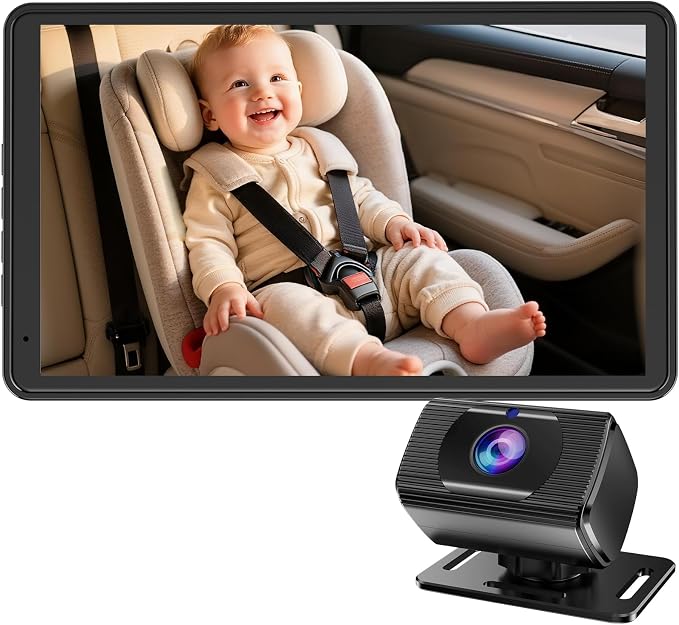 Rohent Baby Car Camera 7.2-Inch Monitor: 1080P HD Rear Facing Infant Backseat by Rohent