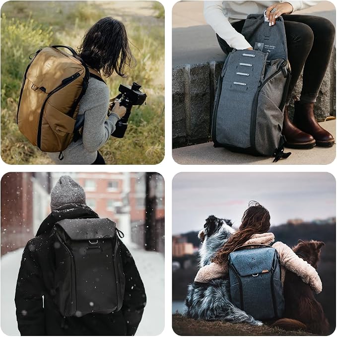 Peak Design Everyday Backpack 20L, MagLatch Top, Dual Side Access, FlexFold - Image 7