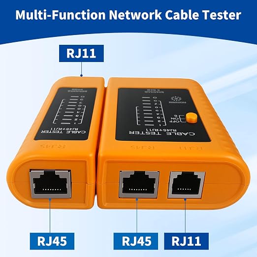 Network Cable Tester for RJ11/RJ12/RJ45, LAN Ethernet Tester for Cat5 Cat5e - Image 6