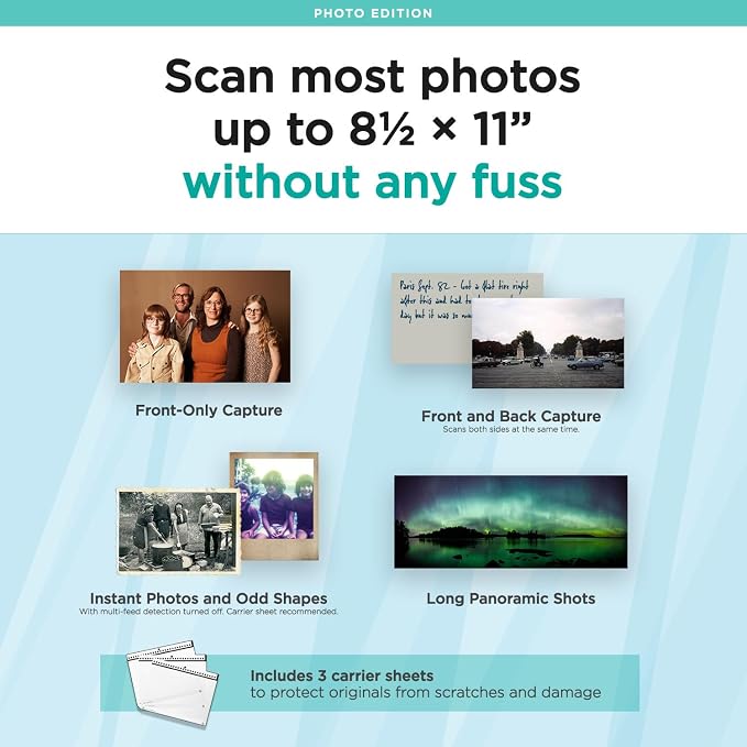 ScanSnap iX2500 Photo Edition Wireless or USB High-Speed Cloud Enabled Photo - Image 3