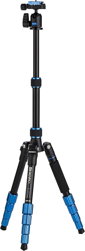 Benro Slim Travel Aluminum Tripod Kit – Lightweight 5-Section Tripod - Image 6