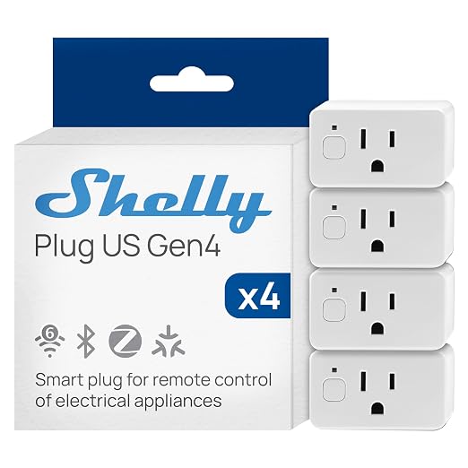 Shelly Smart Plug UL, Matter Outlet by Shelly