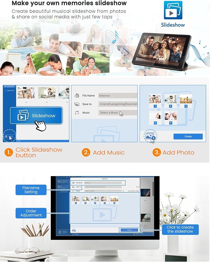 Plustek Photo Scanner ePhoto Z300, Scans 4x6 inch Photos in 2 Seconds, Auto - Image 8