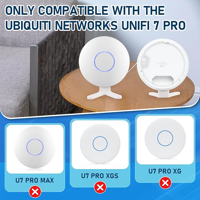 for Ubiquiti Networks UniFi 7 Pro Stand Desk Holder, Durable Mount Stand - Image 6