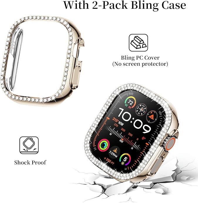 Mosonio Compatible with Apple Watch Band 38mm 40mm 41mm 42mm 44mm 45mm 46mm - Image 4