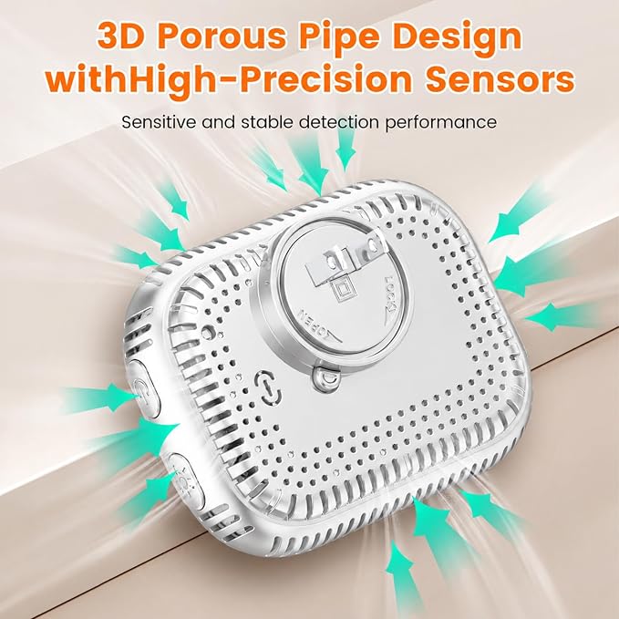6 in 1 Indoor Air Quality Monitor, Portable Real-Time - Image 6