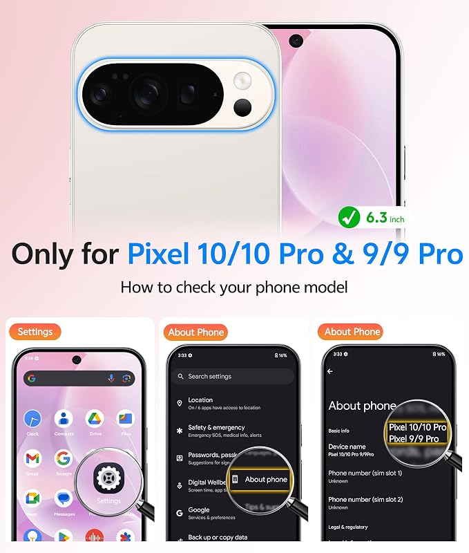 FNTCASE for Google Pixel 10 Pro Case: for Pixel 10 Case Translucent Matte Cases - Image 2
