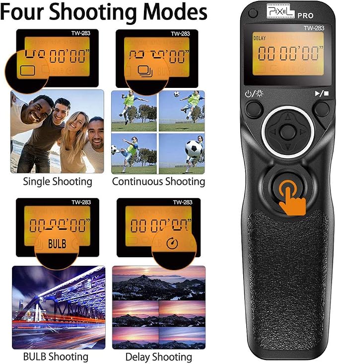 Pixel TW-283 DC0 Wireless Camrea Shutter Release Remote Control Compatible - Image 5