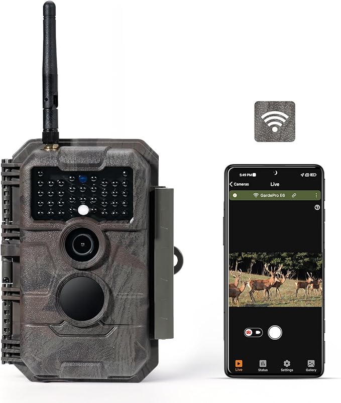 GardePro E6 WiFi Trail Camera, Stable WiFi by GardePro