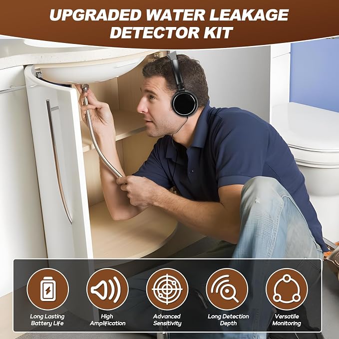 Water Leak Detectors for Home, Underground Water Leak Detection Device - Image 3