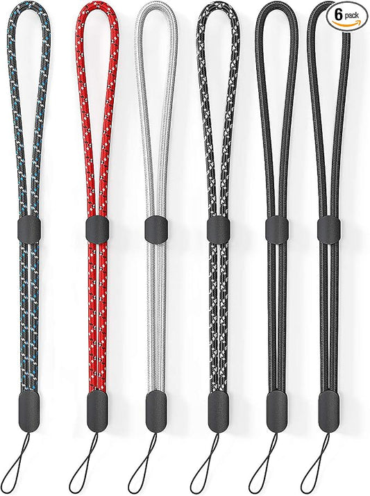 Avorast Hand Wrist Strap Lanyard, 6 Pack Adjustable Colorful Nylon Hand Wrist by Avorast