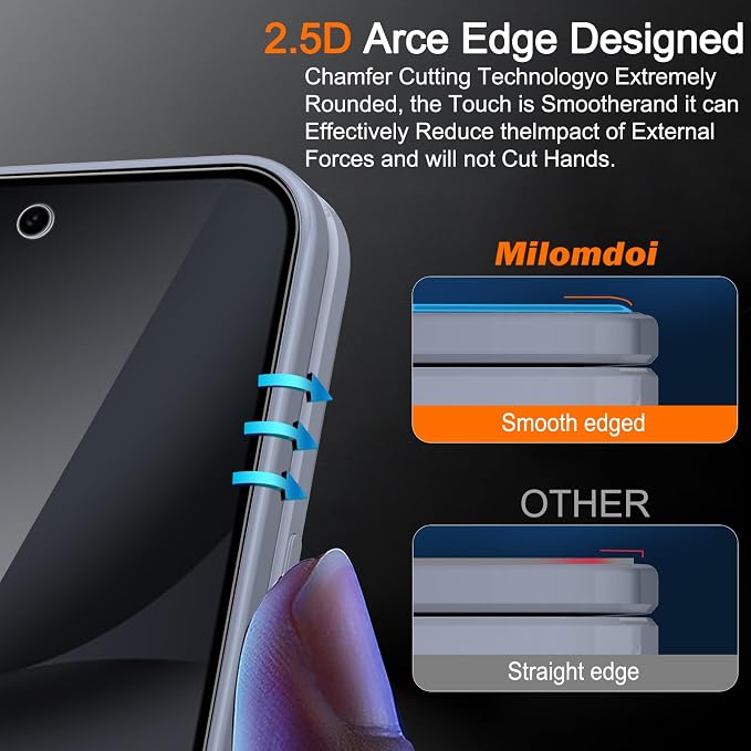 Milomdoi 3 Pack Tempered Glass for Google Pixel 10 Pro Fold Screen Protector - Image 5