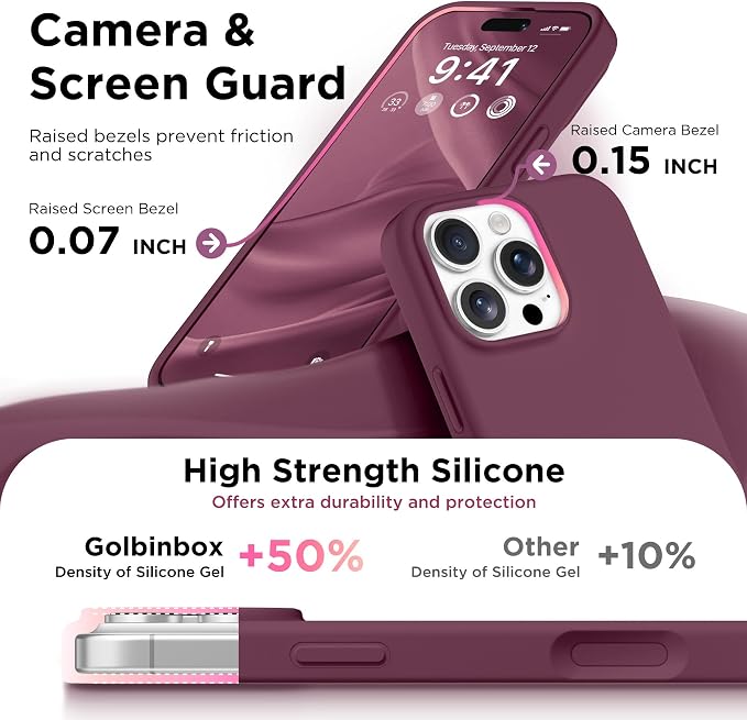 GolbinBox Magnetic for iPhone 16 Pro Max Case, Compatible - Image 5