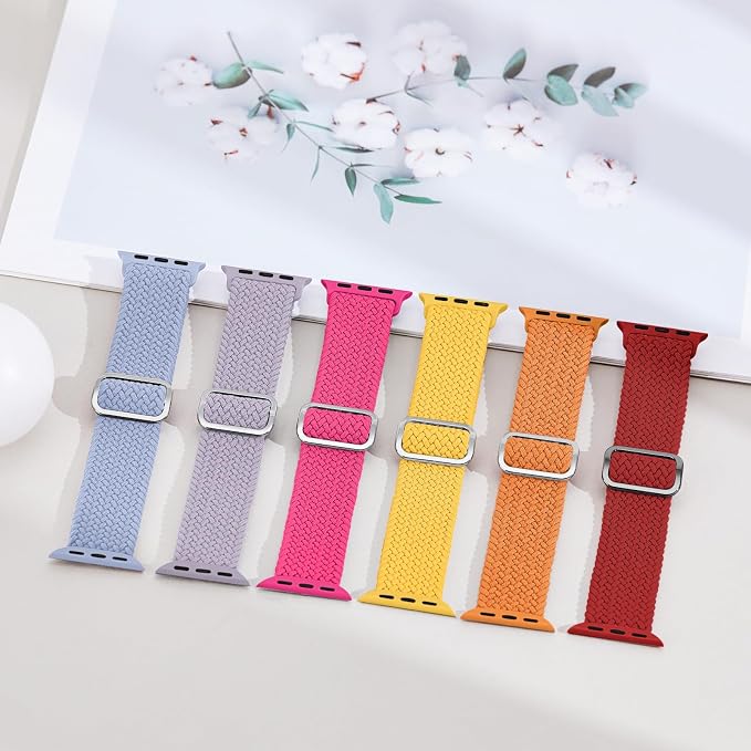 6 Pack Braided Stretchy Bands Compatible - Image 6