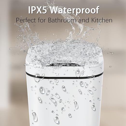 2 Pack Automatic Small Bathroom Trash Can - Image 7