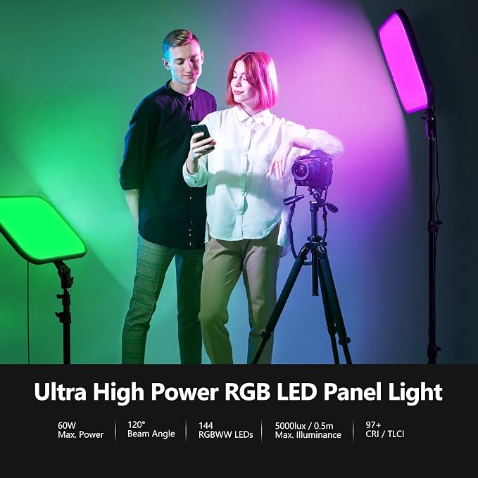 NEEWER RGB168 18.3" RGB LED Video Panel Light - Image 2