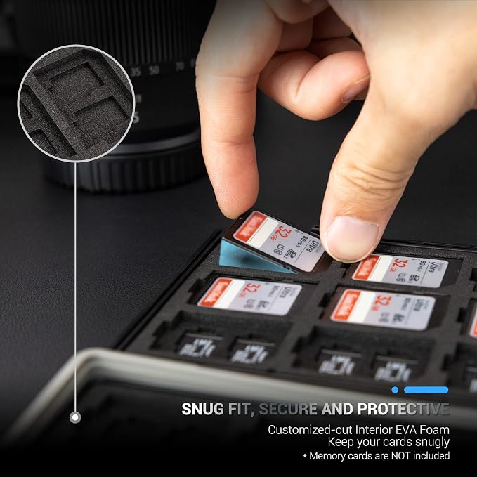 54 Slots Memory Card Case for 36 Micro SD and 18 SD Cards - Image 2