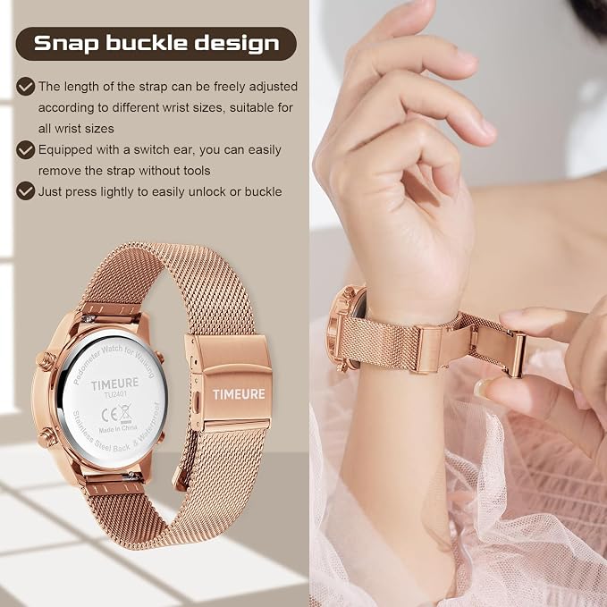 Women's Step Counter Pedometer Watch - Image 4